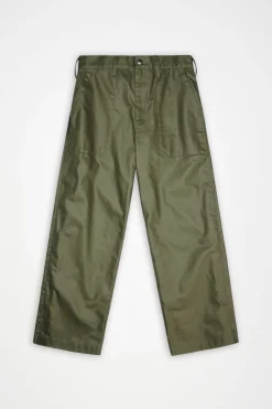 Heavy Woven Pants Straight