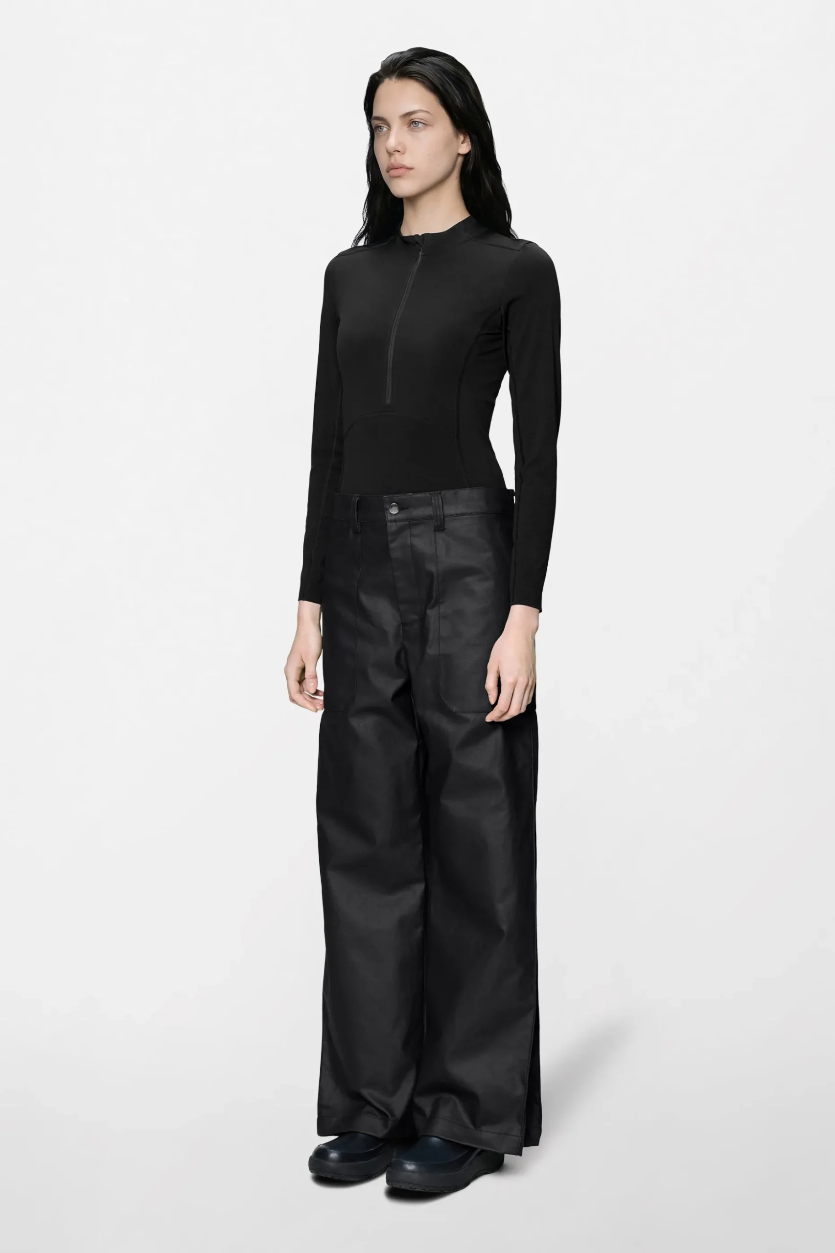 Heavy Woven Pants Straight