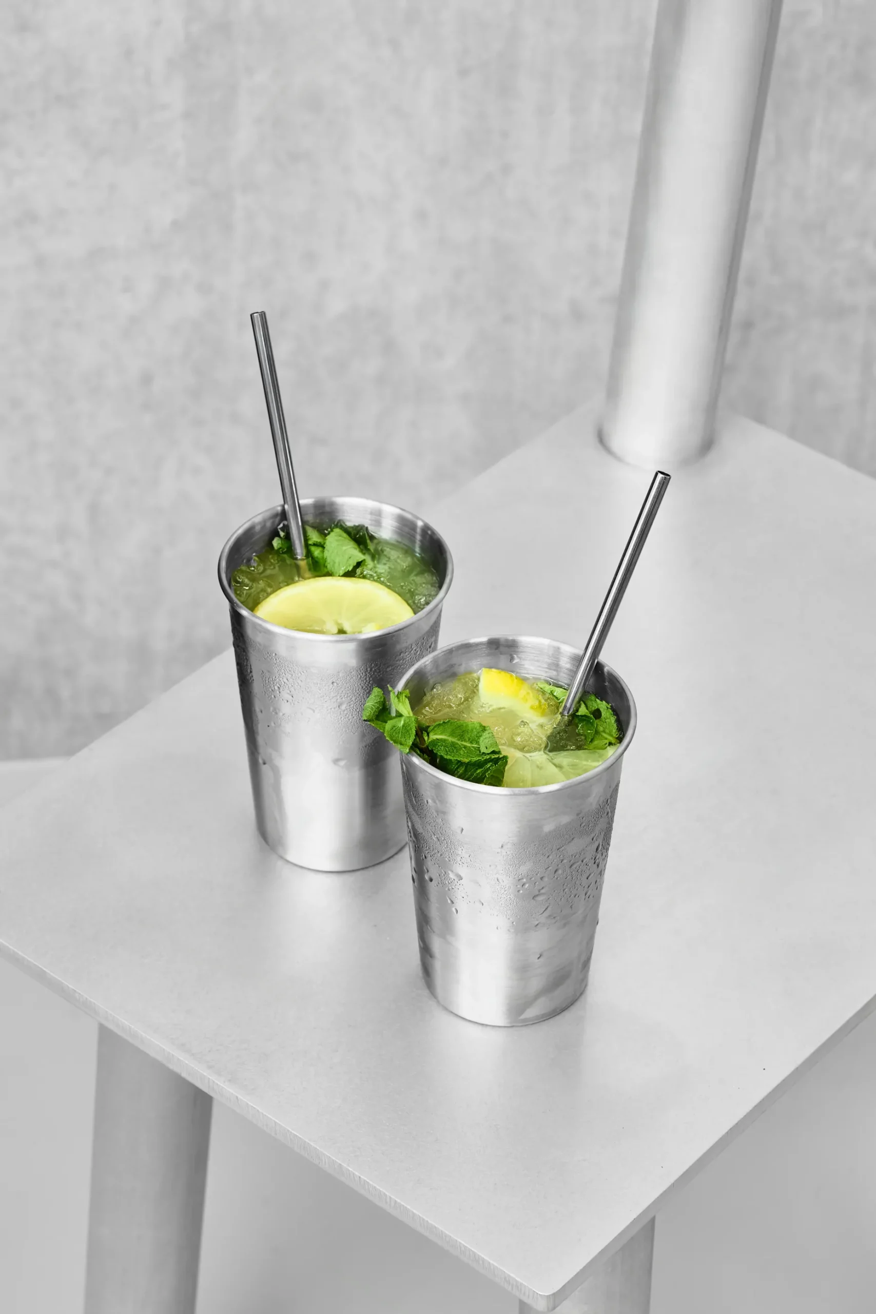 Stainless Steel 2-Pack Cups 500ml