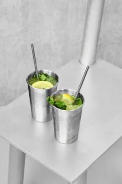 Stainless Steel 2-Pack Cups 500ml
