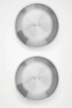 Stainless Steel 2-Pack Deep Plates