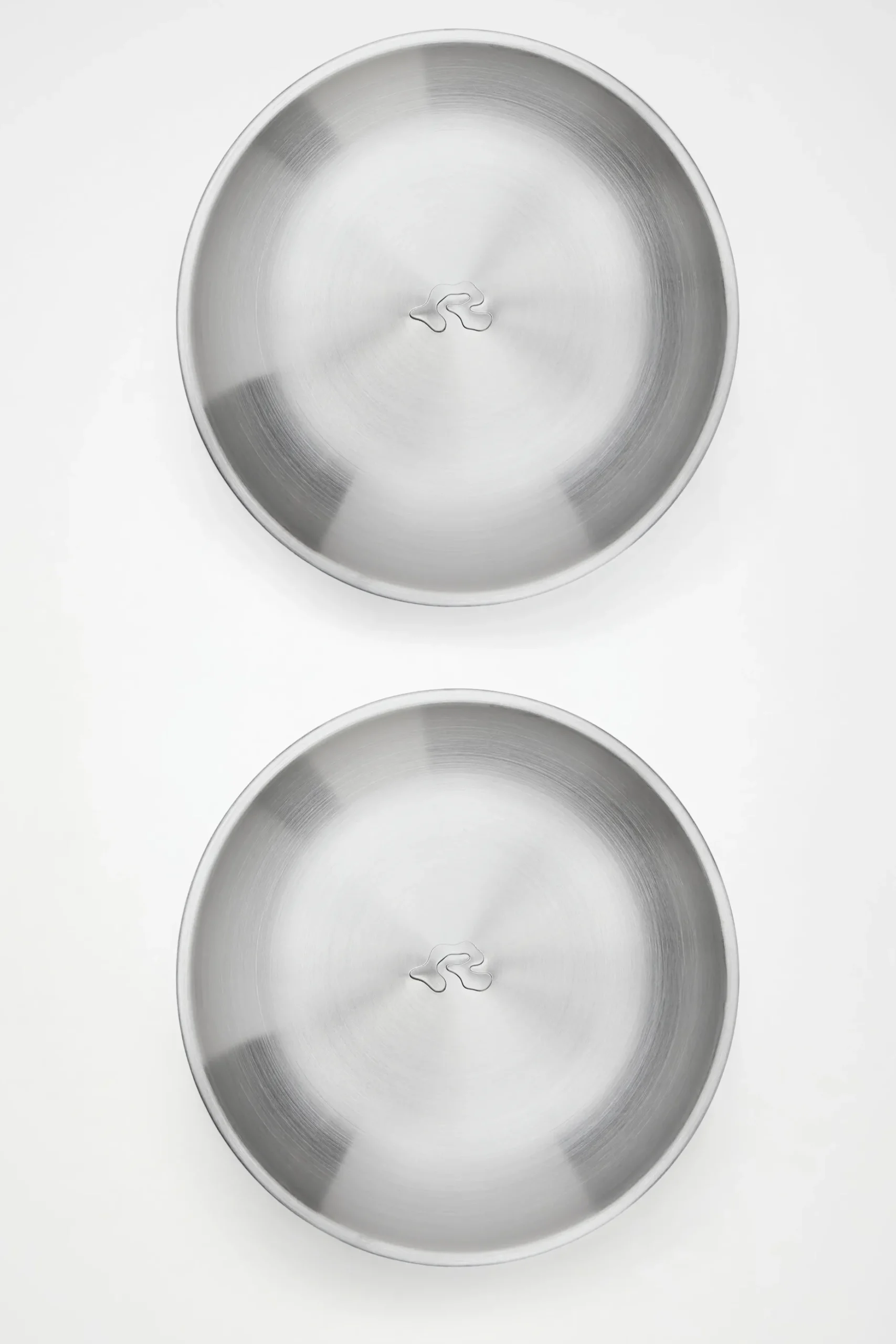 Stainless Steel 2-Pack Deep Plates