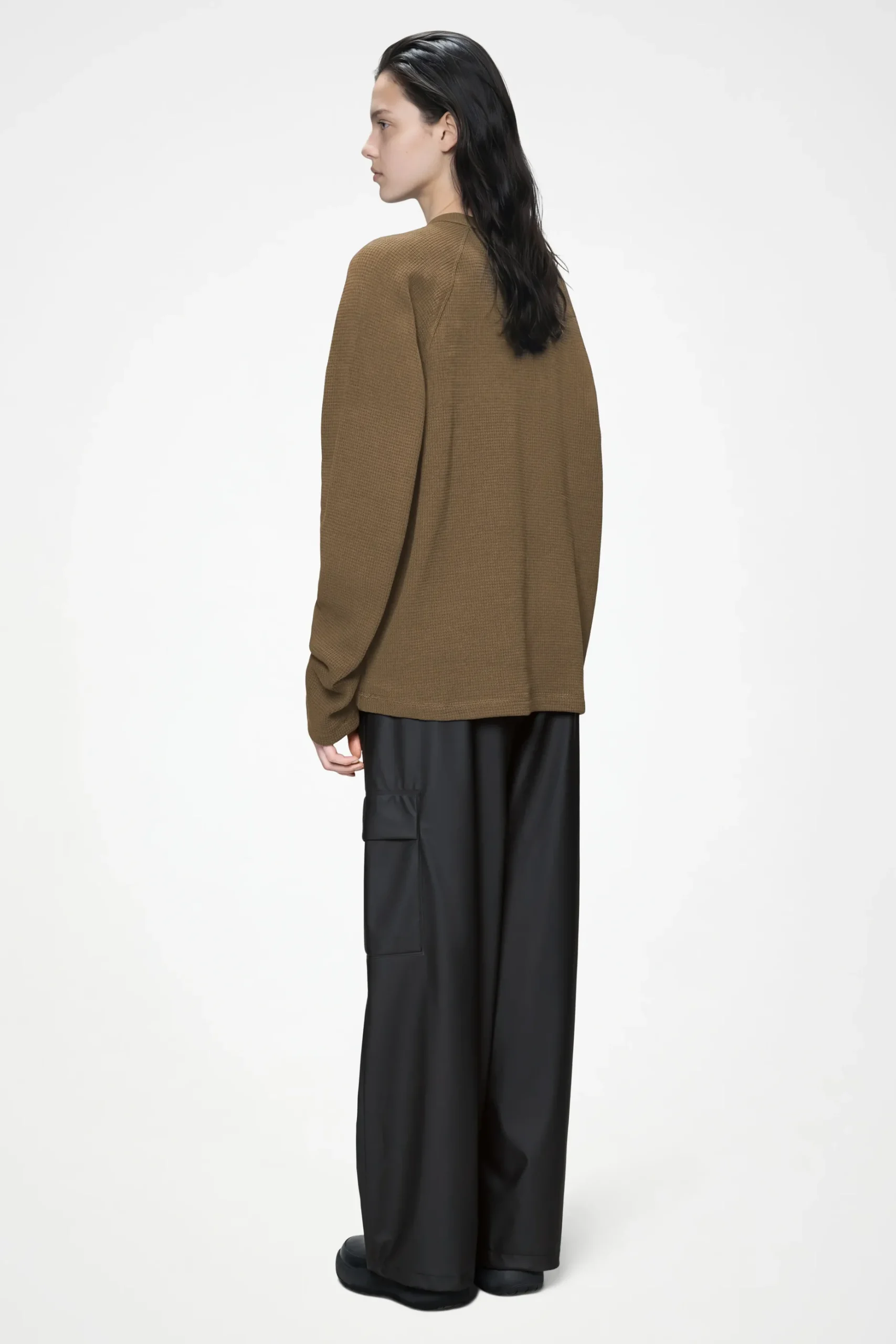 Waffle Long Sleeve T-Shirt Rains