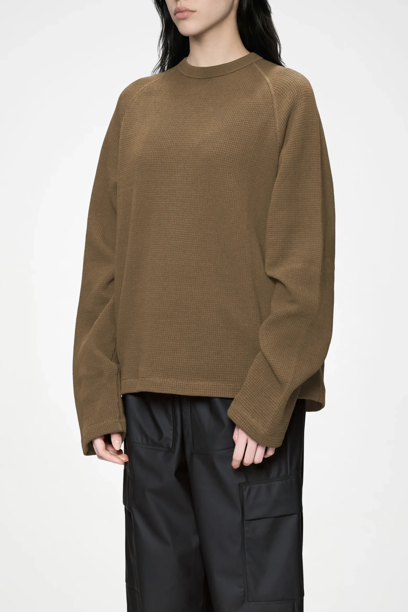 Waffle Long Sleeve T-Shirt Rains