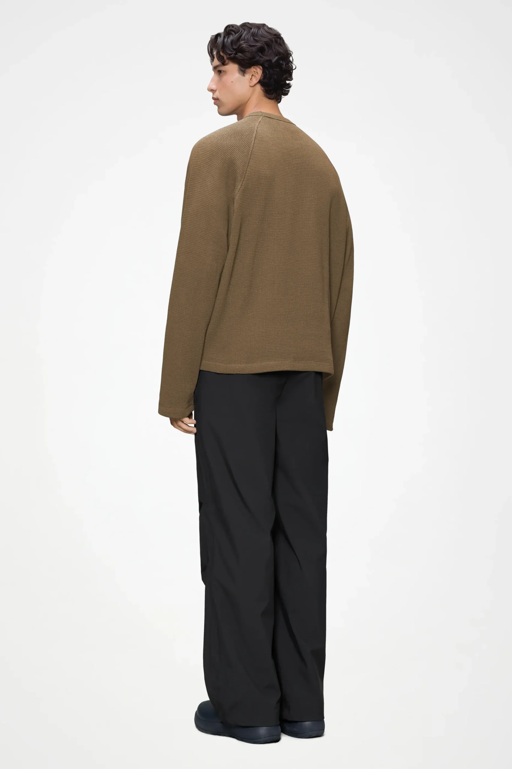 Waffle Long Sleeve T-Shirt Rains