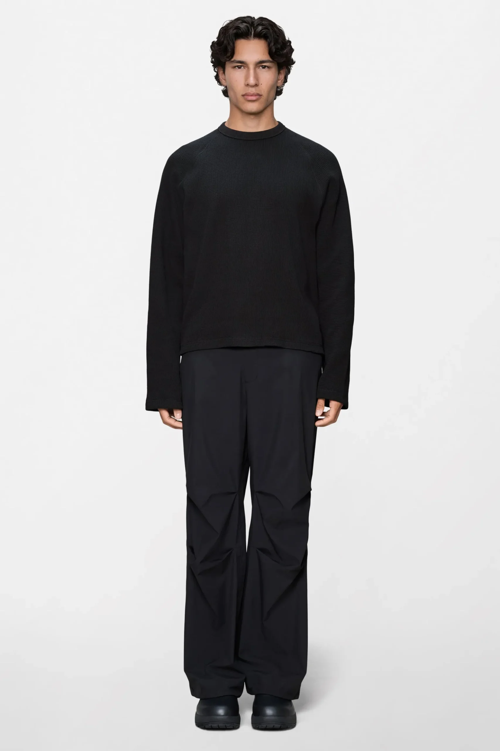 Waffle Long Sleeve T-Shirt Rains