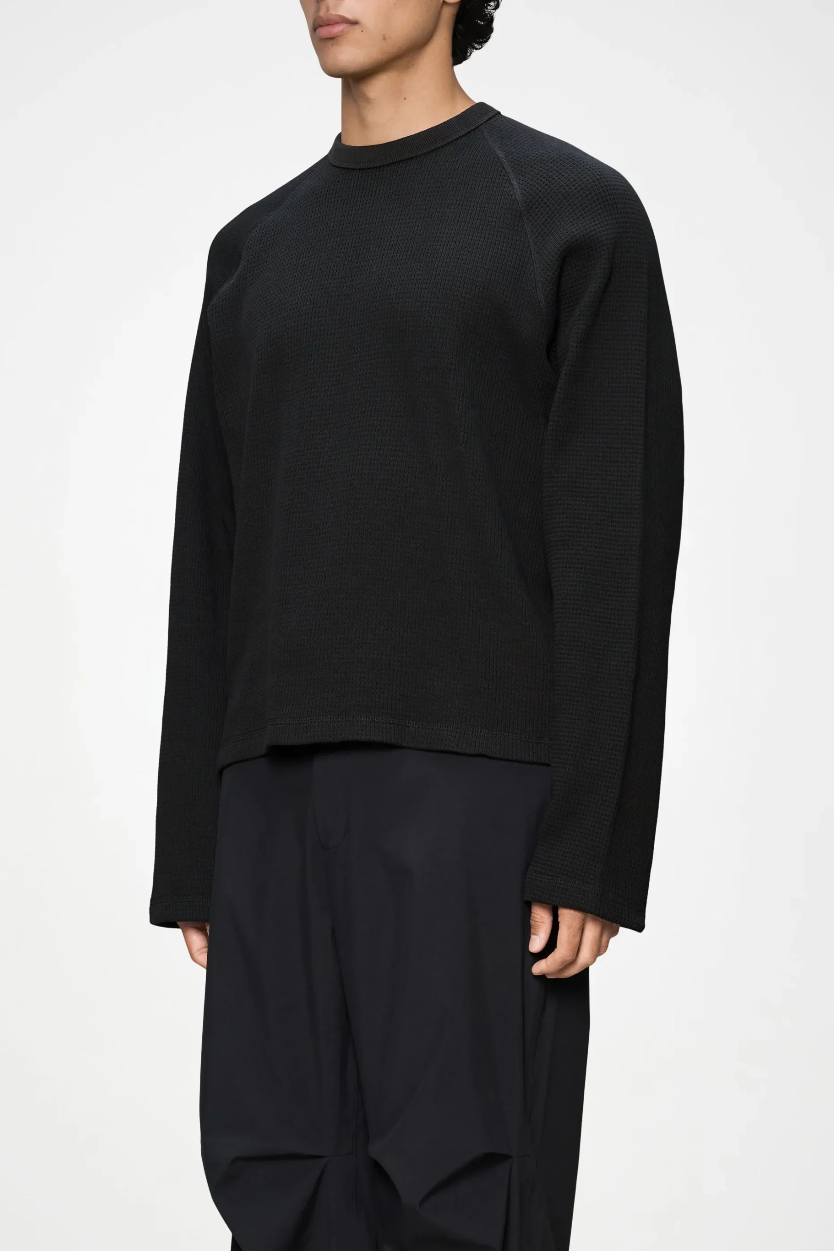 Waffle Long Sleeve T-Shirt Rains